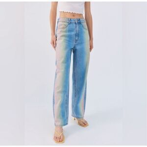 BDG Ombre rainbow fade jeans size 27